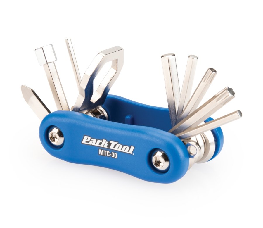 фото Мультитул park tool mtc-30, шестигранник, 2,5/3/4/5/8, torx t25/t30, 8/15мм, торцевой ключ, отвертки, ptlmtc-30