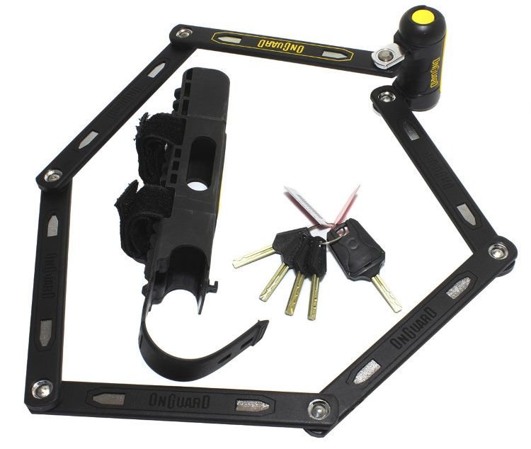 Замок велосипедный Onguard REVOLVER Link Plate X4P, складной, 112см, 4 ключа + 1 с подсветкой, 8129
Замок велосипедный Onguard REVOLVER Link Plate X4P, складной, 112см, 4 ключа + 1 с подсветкой, 8129