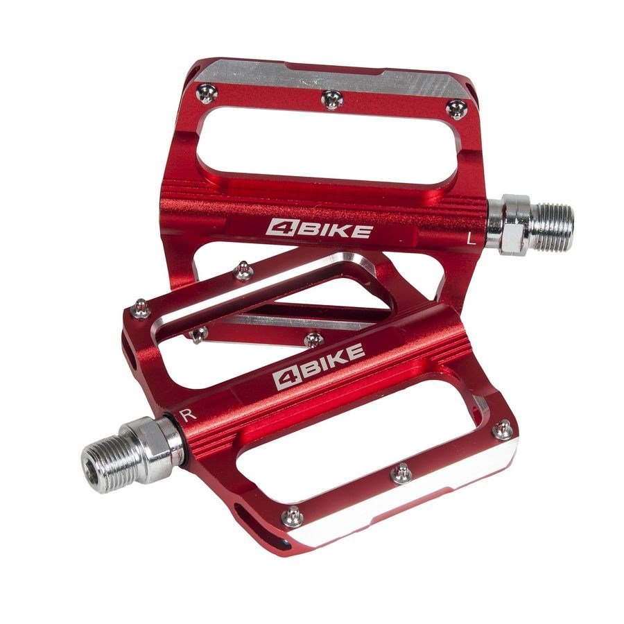 Педали велосипедные 4BIKE K306, материал CNC алюминий, размер платформы 120х100х18 мм, красный, ARV-K306RED
Педали велосипедные 4BIKE K306, материал CNC алюминий, размер платформы 120х100х18 мм, красный, ARV-K306RED