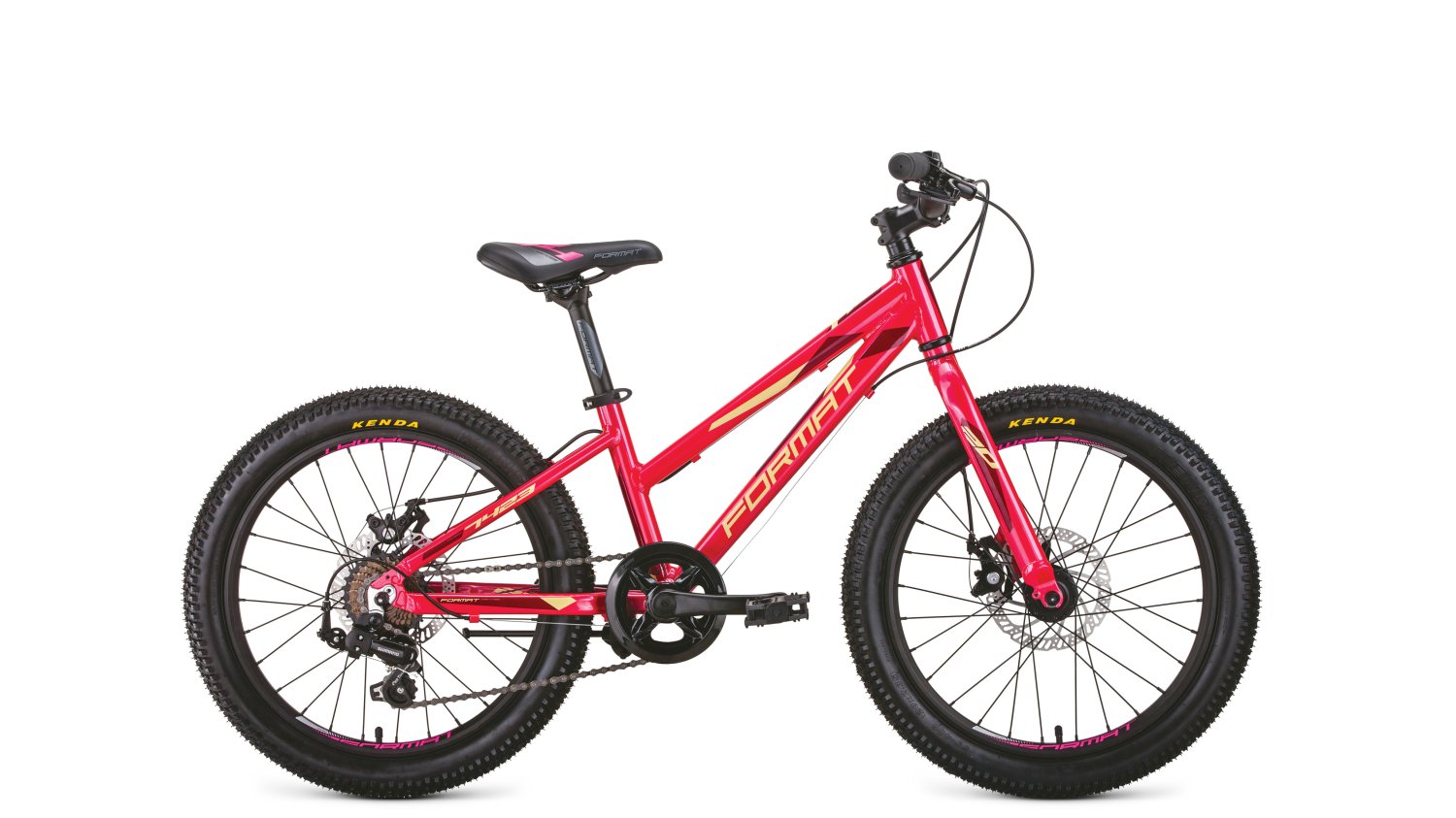 фото Детский велосипед format 7423 20" 2020 (рама: 10,5" (рост: 112-136см), цвет: розовый)