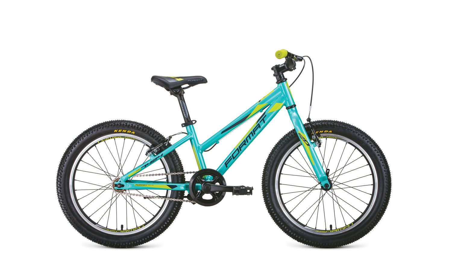 фото Детский велосипед format 7424 20" 2020 (рама: 10,5" (рост: 112-136см), цвет: морская волна)