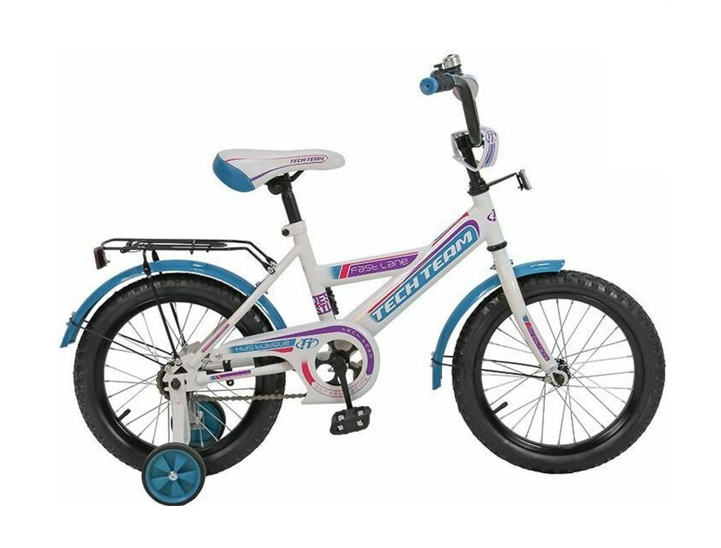 фото Детский велосипед tech team 138 16" 2019 (рост: 100-118 см, цвет: зеленый) techteam