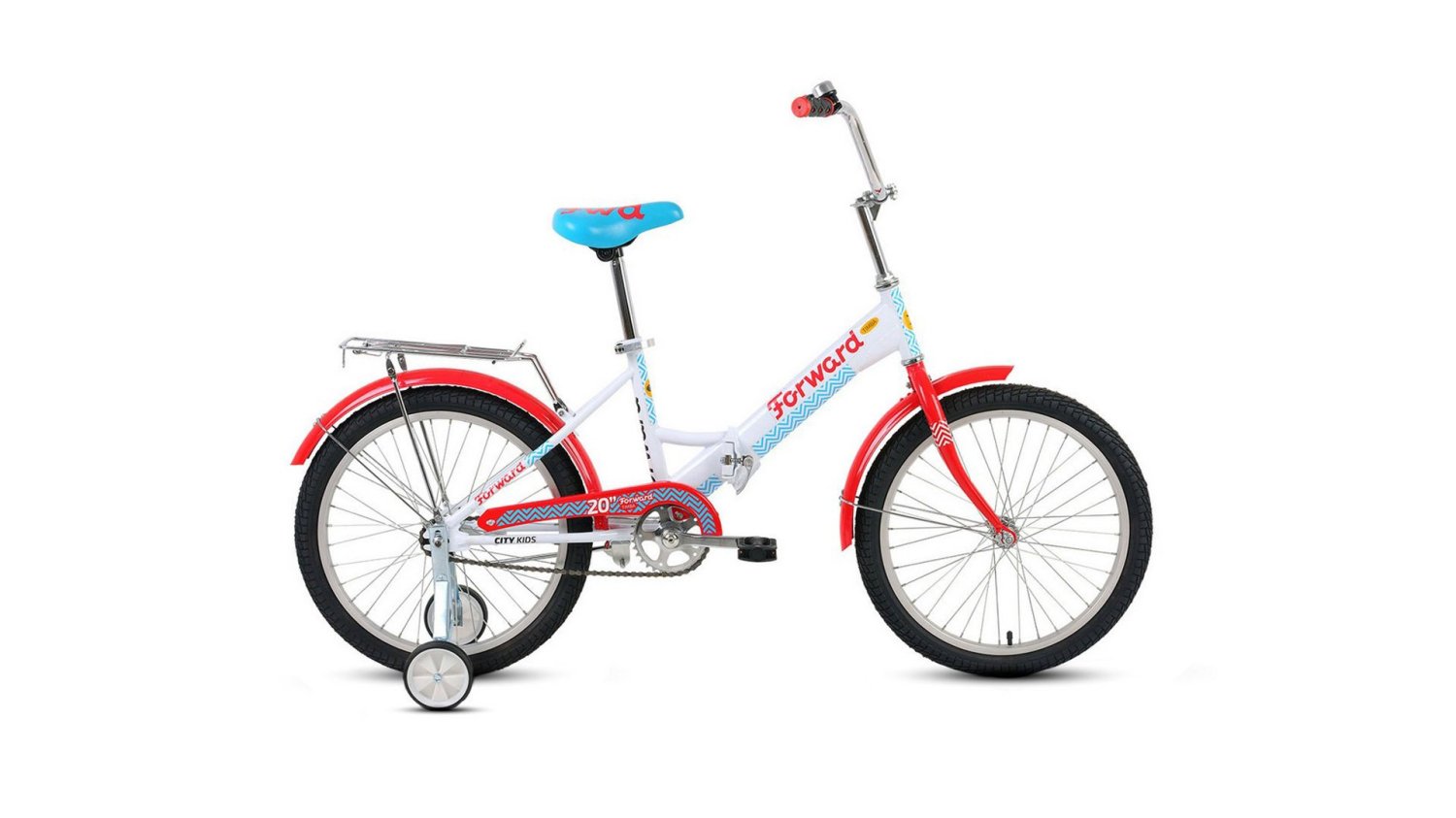 фото Детский велосипед forward timba 20" 2020 (рама: 13" (рост: 115-140 см), цвет: белый)