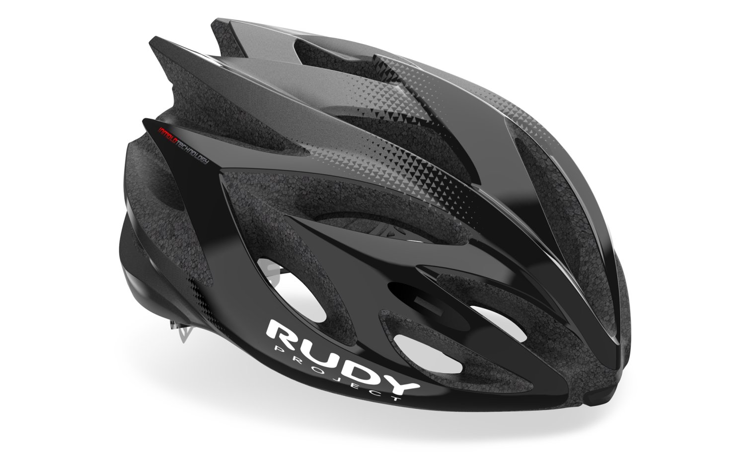 фото Велошлем rudy project rush black/titanium shiny 2020 (размер: l (59-62 см))