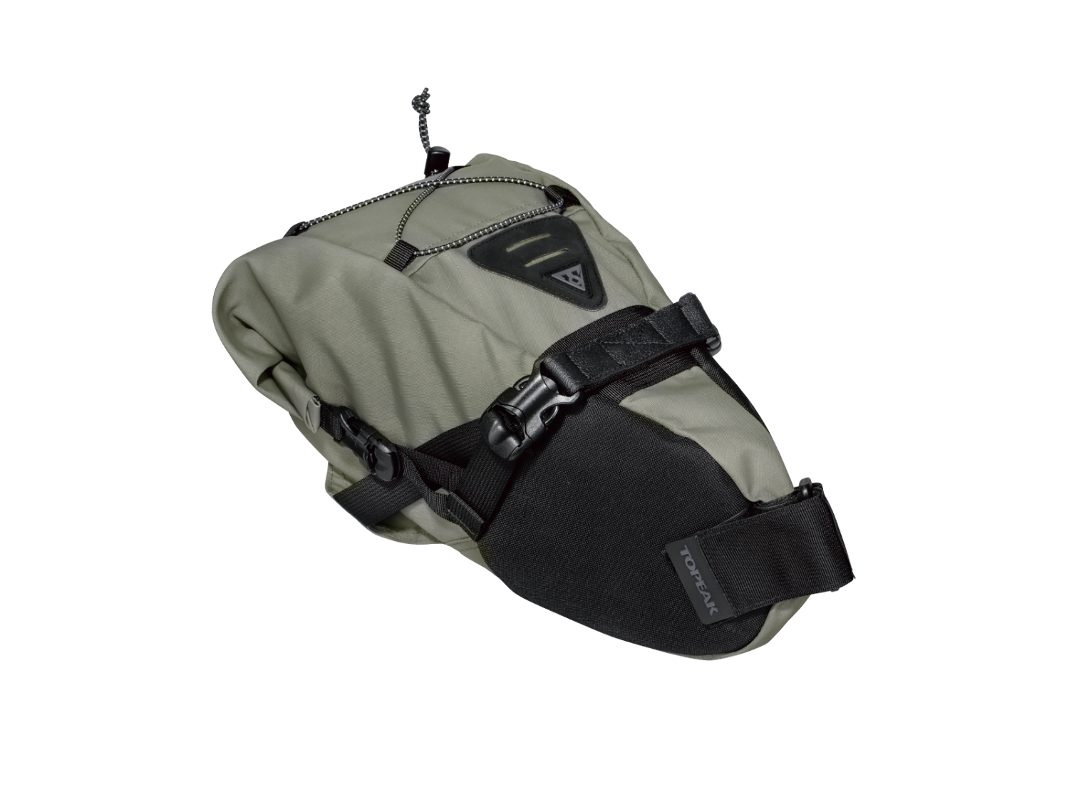 фото Велосумка для путешествий topeak backloader, seatpost mount bikepacking bag, под седло, 10 l, green, tbp-bl2g