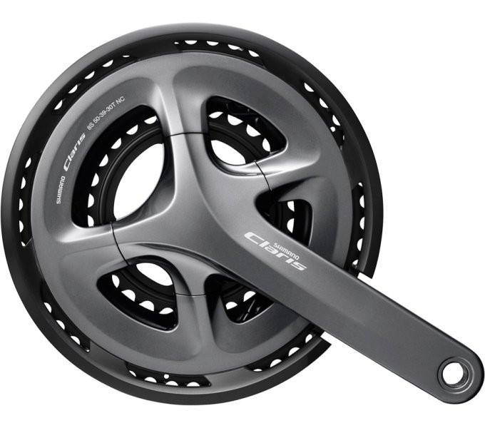 Система велосипедная SHIMANO Claris R2030, 170мм, интегрированный вал, 8 скоростей, с защитой, 50/39/30T, EFCR2030CX090C
Система велосипедная SHIMANO Claris R2030, 170мм, интегрированный вал, 8 скоростей, с защитой, 50/39/30T, EFCR2030CX090C