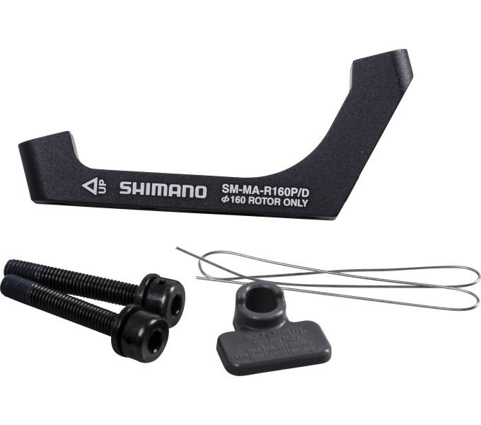Адаптер дискового тормоза SHIMANO R160P/D, болт фиксирующий (2шт) для 25мм, проволока 1шт. ISMMAR160PDH, Черный
Адаптер дискового тормоза SHIMANO R160P/D, болт фиксирующий (2шт) для 25мм, проволока 1шт. ISMMAR160PDH, Черный