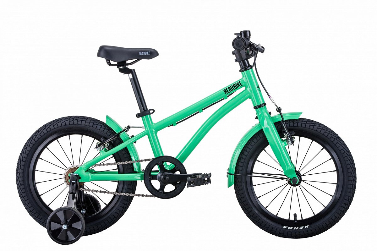 фото Детский велосипед bearbike kitez 16" 2020 (рама: os (рост: 100-125см), цвет: желтый) bear bike