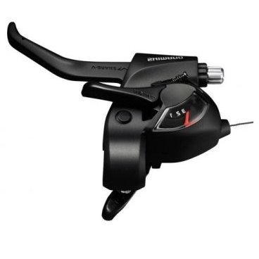 Шифтер/Тормозная ручка SHIMANO Tourney EF41, левый, 3 скорости, трос 1800 мм, черный, ASTEF41LBL
Шифтер/Тормозная ручка SHIMANO Tourney EF41, левый, 3 скорости, трос 1800 мм, черный, ASTEF41LBL
