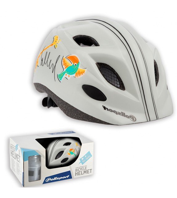 Комплект Polisport Xs kids premium, шлем детский Hello giraffe/parrot/фляга/держатель, matte finish, PLS8740800003, Белый
Комплект Polisport Xs kids premium, шлем детский Hello giraffe/parrot/фляга/держатель, matte finish, PLS8740800003, Белый