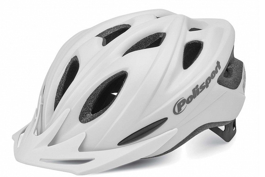 фото Шлем велосипедный polisport purus, white matte (размер: м (обхват головы: 52-58 см))