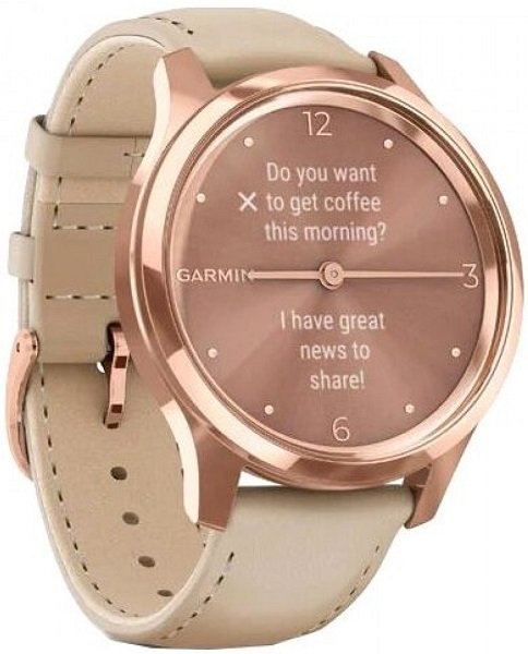Смарт-часы Garmin vivomove Luxe, S/E EU, Rose Gold, Light Sand, Leather, 010-02241-21
Смарт-часы Garmin vivomove Luxe, S/E EU, Rose Gold, Light Sand, Leather, 010-02241-21
