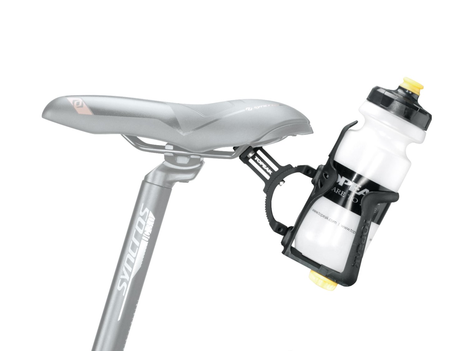 фото Адаптер флягодержателя topeak omni-backup elite, под седло, tombu-elt