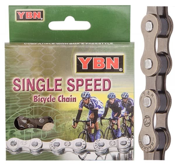 Цепь велосипедная YBN S410, 1/2"x1/8", 1 скорость, 110 звеньев, в индивидуальной упаковке, 570075
Цепь велосипедная YBN S410, 1/2"x1/8", 1 скорость, 110 звеньев, в индивидуальной упаковке, 570075