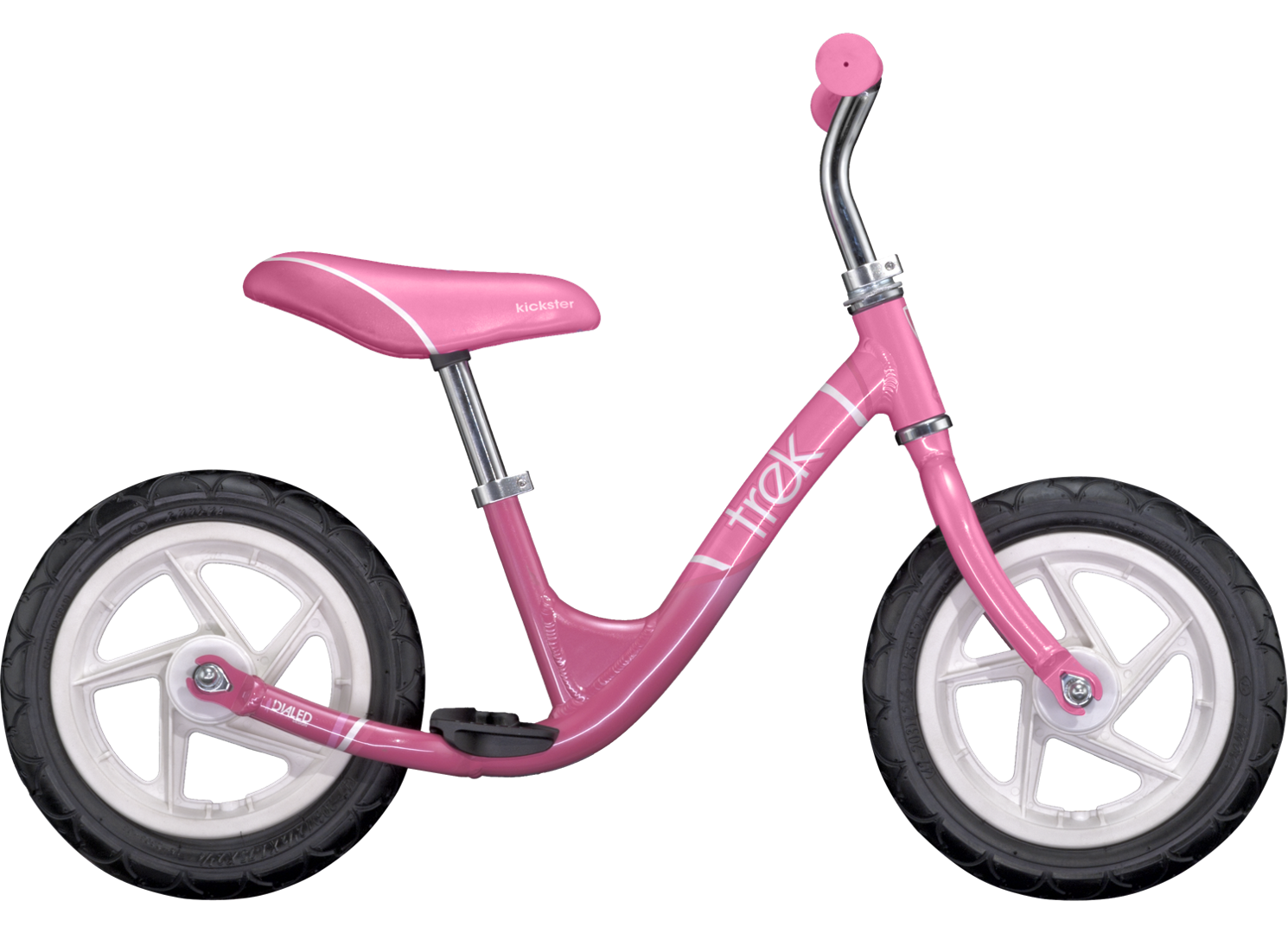 фото Детский беговел trek kickster pedal, pink/bubblegum pink, 2017, tr15480001113
