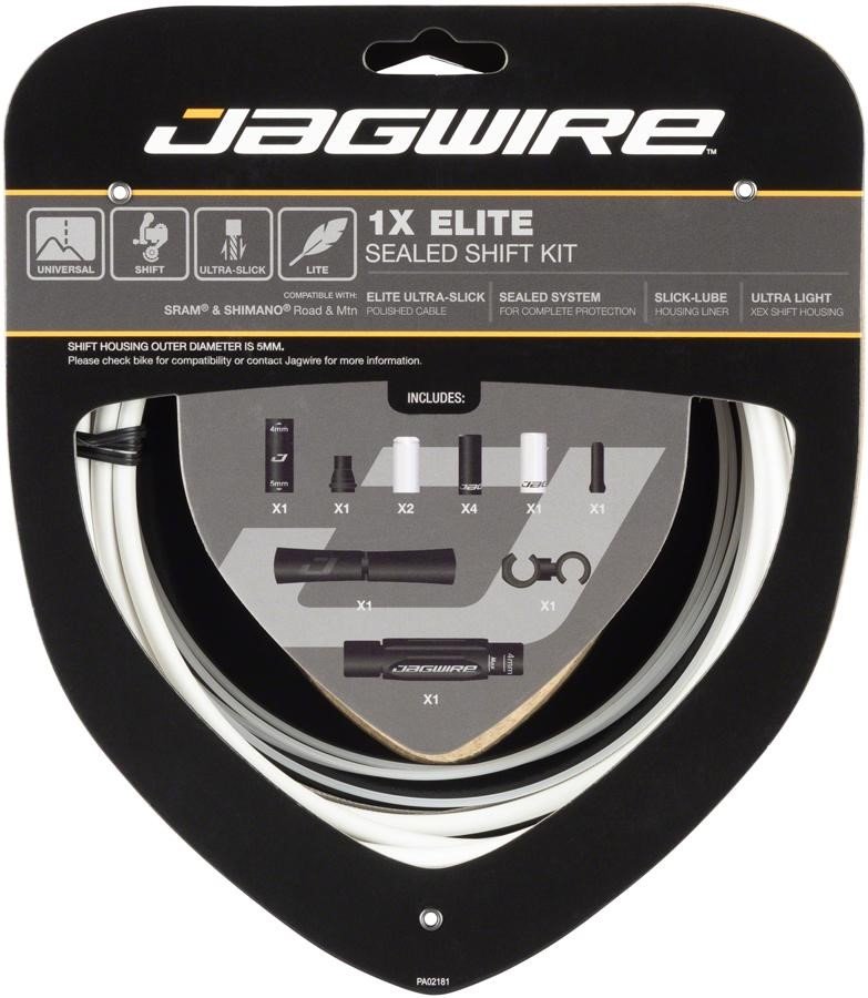 Велосипедный набор рубашек и тросиков переключения JAGWIRE Elite Sealed Shift Kit 2X, белый, SCK001
Велосипедный набор рубашек и тросиков переключения JAGWIRE Elite Sealed Shift Kit 2X, белый, SCK001