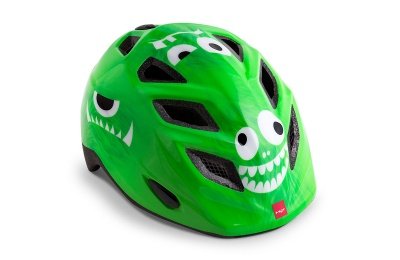 фото Велошлем детский met genio, green monsters unisize (размер: 52-57см)