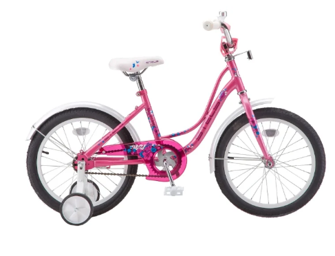 фото Детский велосипед stels wind z020 18" 2018 (рама: 12" (рост: до 125 см.), цвет: светло-розовый)