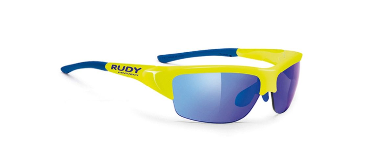 фото Очки велосипедные rudy project ryzer rac yellow flou gloss- mls blue, sp193976orc