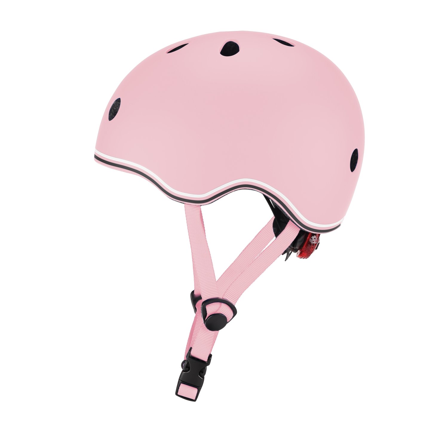 фото Шлем велосипедный globber go up lights, детский, пастельно-розовый (размер: xxs/xs (45-51cm))