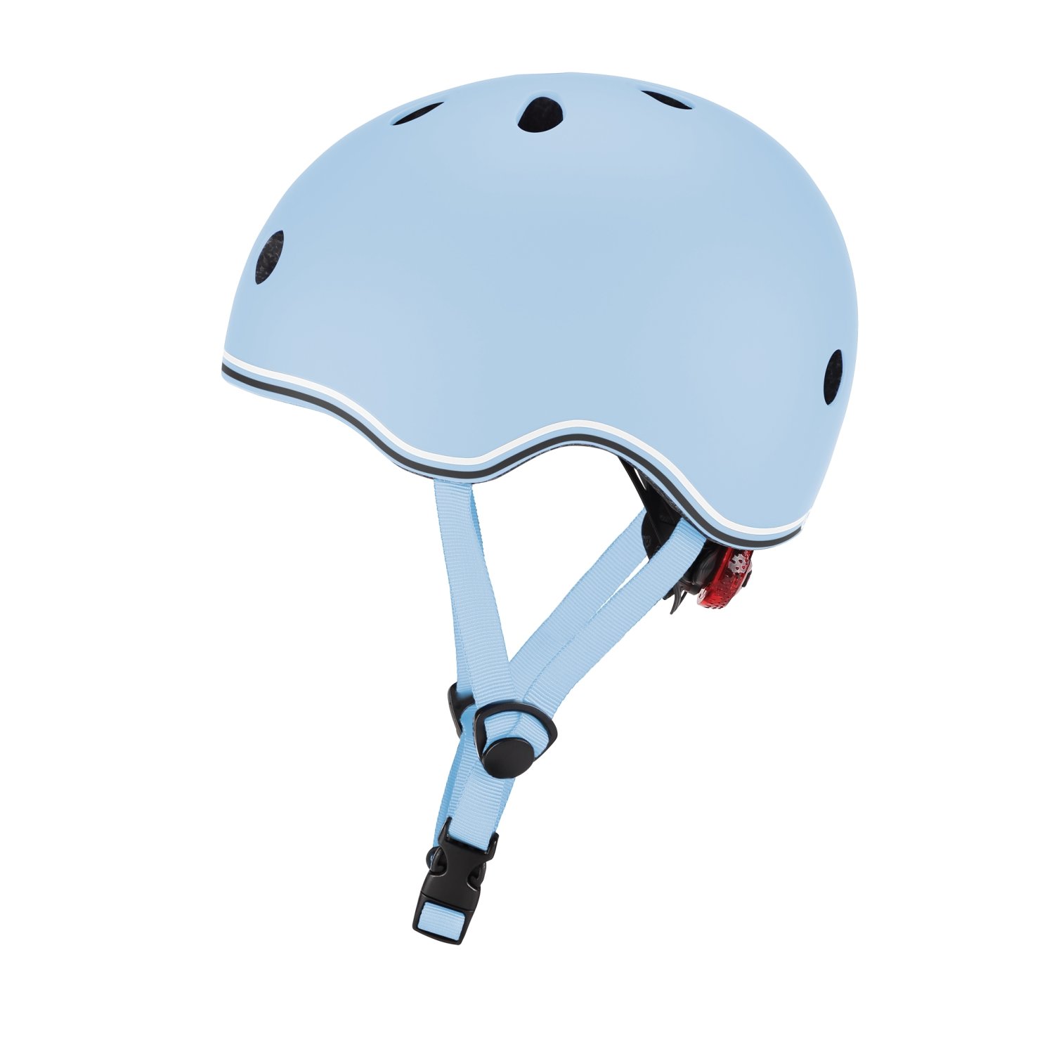 фото Шлем велосипедный globber go up lights, детский, пастельно-синий (размер: xxs/xs (45-51cm) )