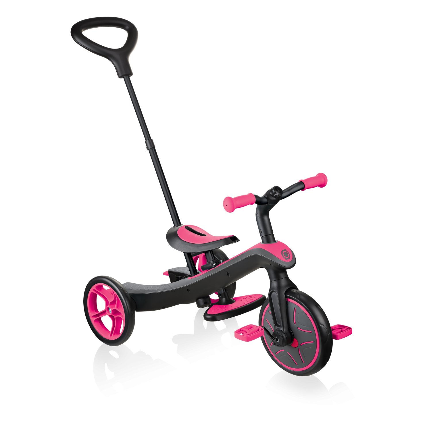 фото Беговел-трансформер globber trike explorer (4 in 1), розовый, 2020