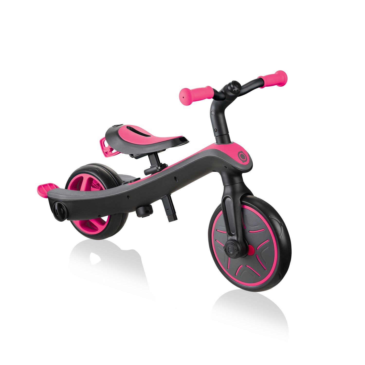 фото Беговел-трансформер globber trike explorer (4 in 1), розовый, 2020