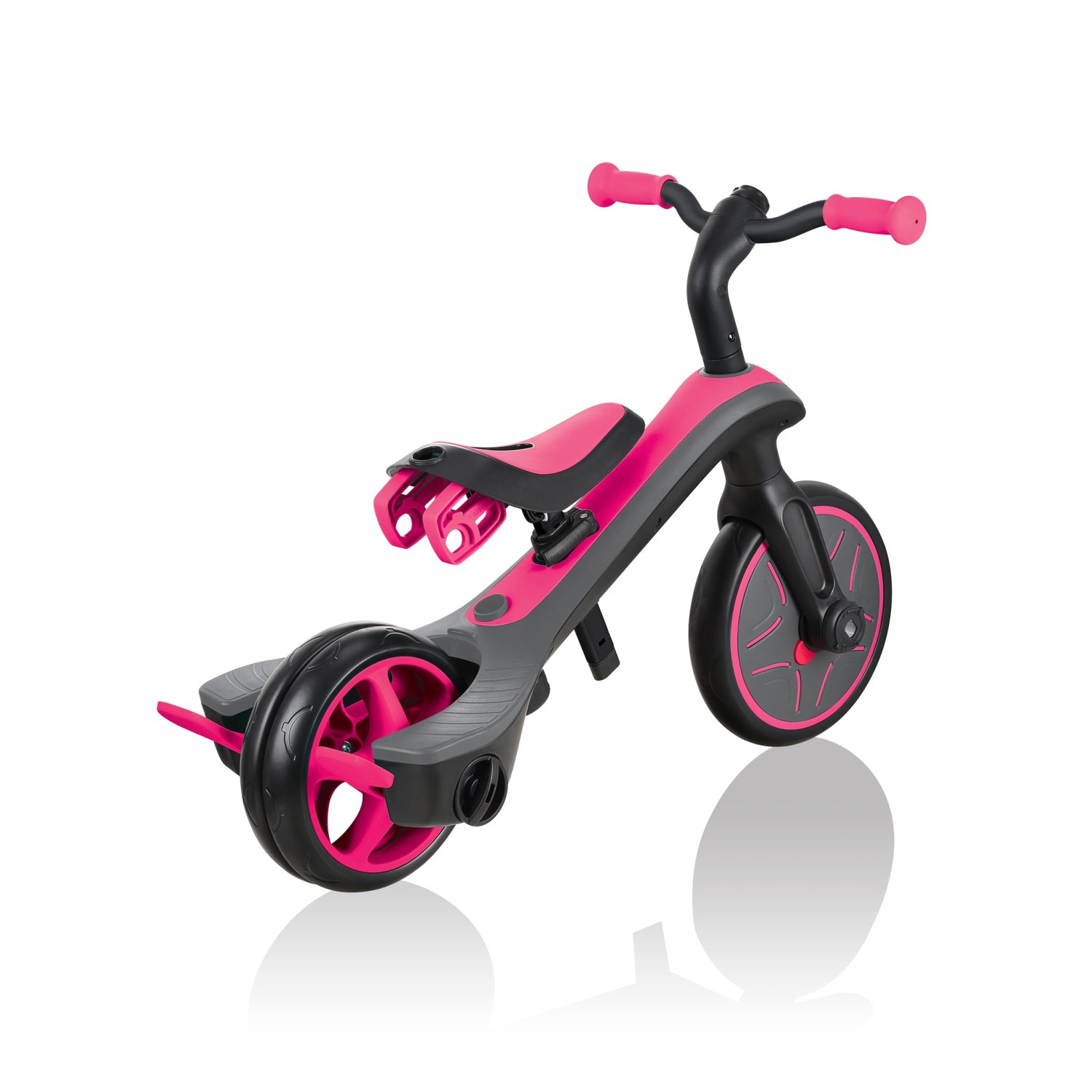 фото Беговел-трансформер globber trike explorer (4 in 1), розовый, 2020