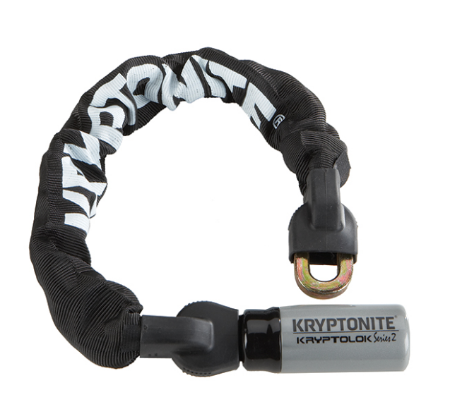 фото Замок велосипедный kryptonite kryptolok 955 mini integrated chain, 21" (9.5mm x 55cm), 2020
