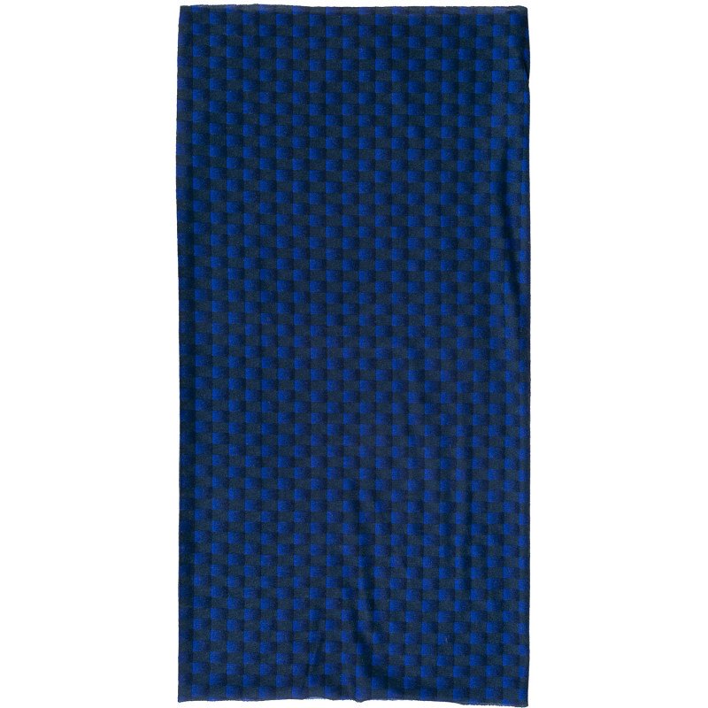 фото Бандана велосипедная m-wave blue/black squared, полиэстер с микрофиброй, 24х48см, сине-черные квадраты, 5-715134