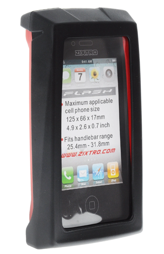 фото Чехол для смартфона bi kase flash, на руль, водонепроницаемый, красный, 1040