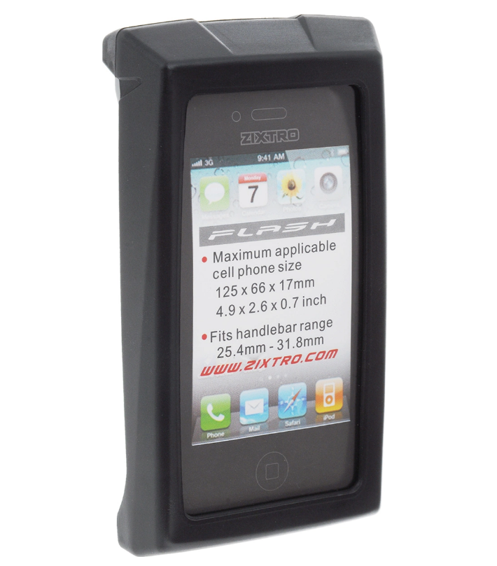 фото Чехол для смартфона bi kase flash, водонепроницаемый, на руль, серый, 1041