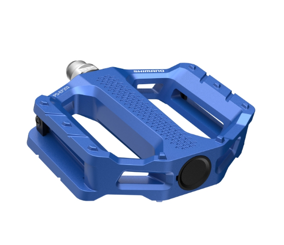 фото Педали велосипедные shimano pd-ef202, топталки, алюминий, синий, epdef202b