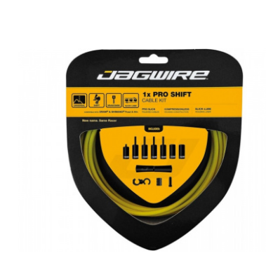 фото Рубашки и тросики велосипедные jagwire pro shift kit 1x, переключения, yellow, pck557