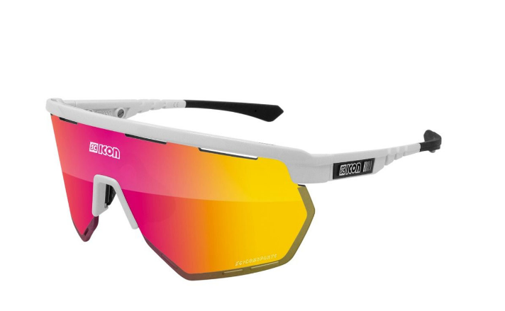 фото Очки велосипедные scicon aerowing multimirror, red +rain clear /white gloss, ey26060802