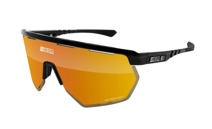 фото Очки велосипедные scicon aerowing multimirror, bronze +rain clear /black gloss, ey26070201