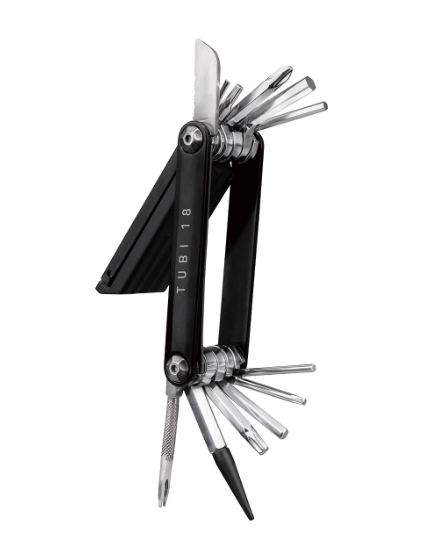 фото Мультитул topeak tubi 18, 18 функций, mini tool, black, tub-18b