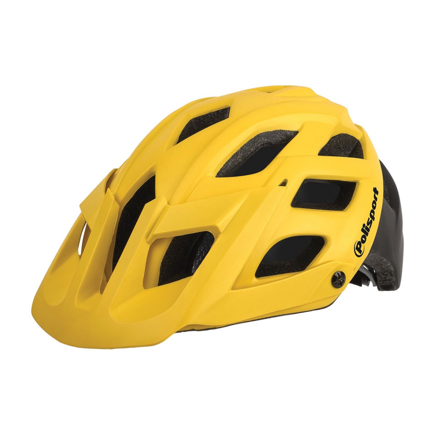 фото Велошлем polisport e3, fluo yellow/black-matte, 2020 (размер: l (58/61))