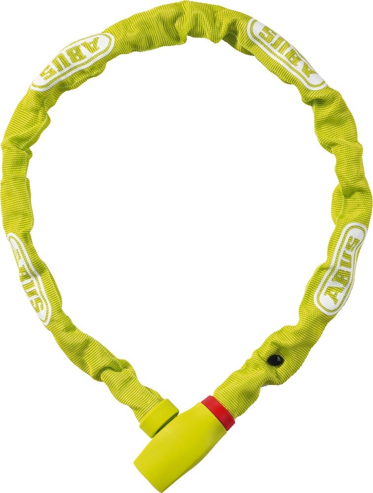 фото Замок велосипедный abus ugrip chain 585/100 см, цепь 5 мм, ключ, класс защиты 5/15, 685 гр, лаймовый, 05-0058464