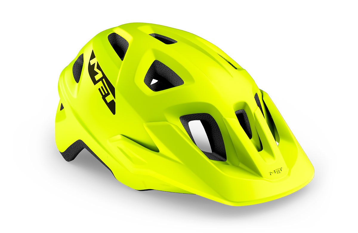 фото Велошлем met echo lime green/matt 2021 (размер: s/m (52/57 см))