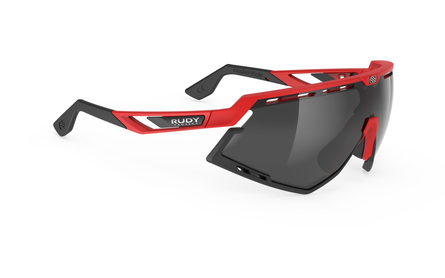 фото Очки велосипеедные rudy project defender, fire red matt - smoke black, sp521054-0000
