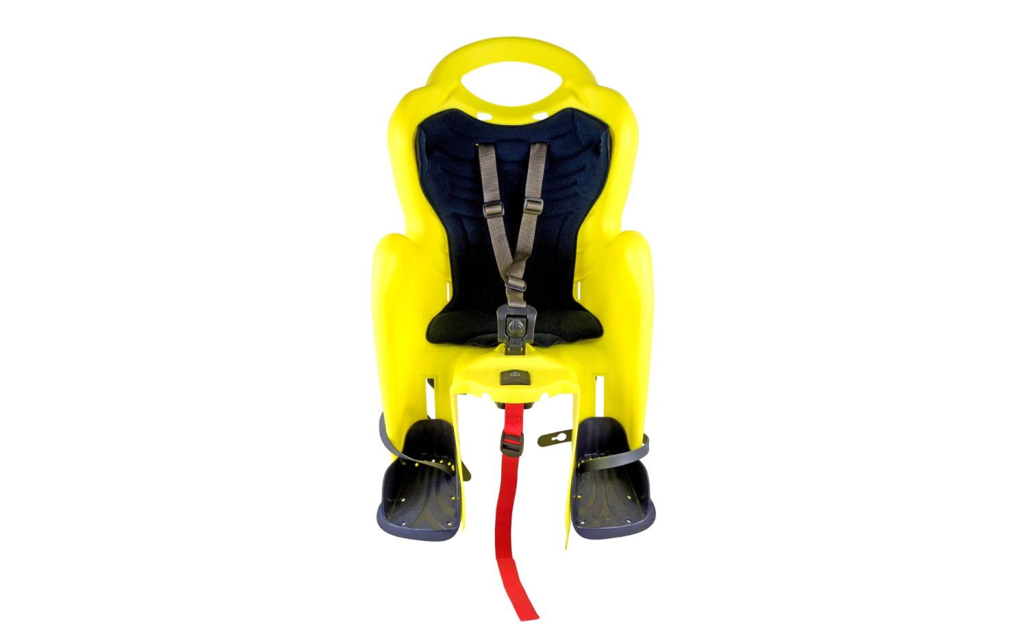 фото Детское велокресло bellelli little duck standard, hi-viz, на подседельную трубу, жёлтое, до 22 кг, 01ltds00027