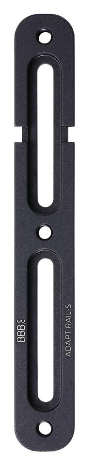 фото Крепление bbb adaptrail s, для флягодержателей, 143 mm, matt black, 2021, bbc-120