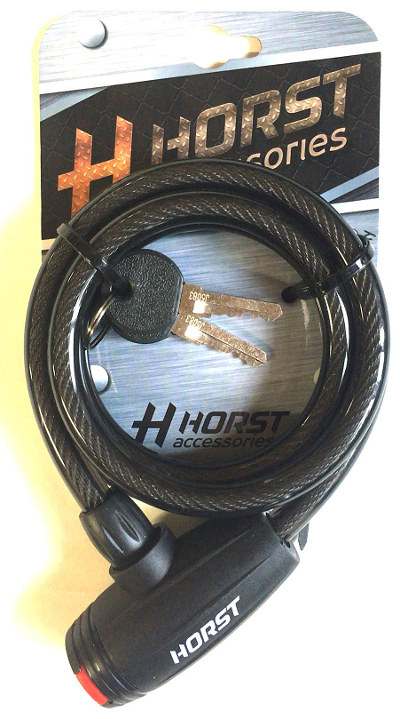Замок велосипедный HORST, 10х1200 мм, трос, на ключ, с защитой, черный, 09-100162
Замок велосипедный HORST, 10х1200 мм, трос, на ключ, с защитой, черный, 09-100162