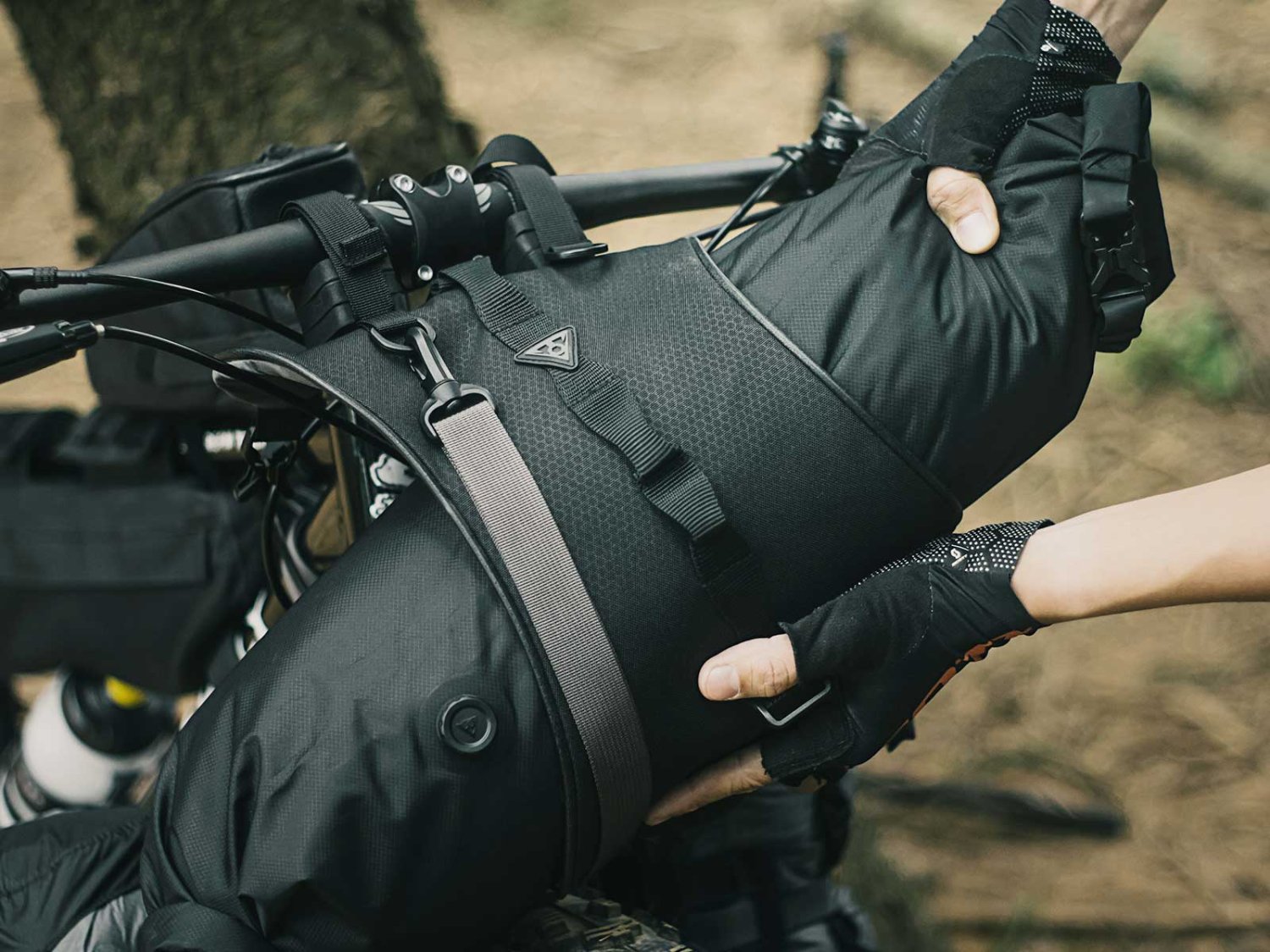 фото Сумка велосипедная topeak frontloader, 8.0 л, на руль, черный, tbp-fl1b