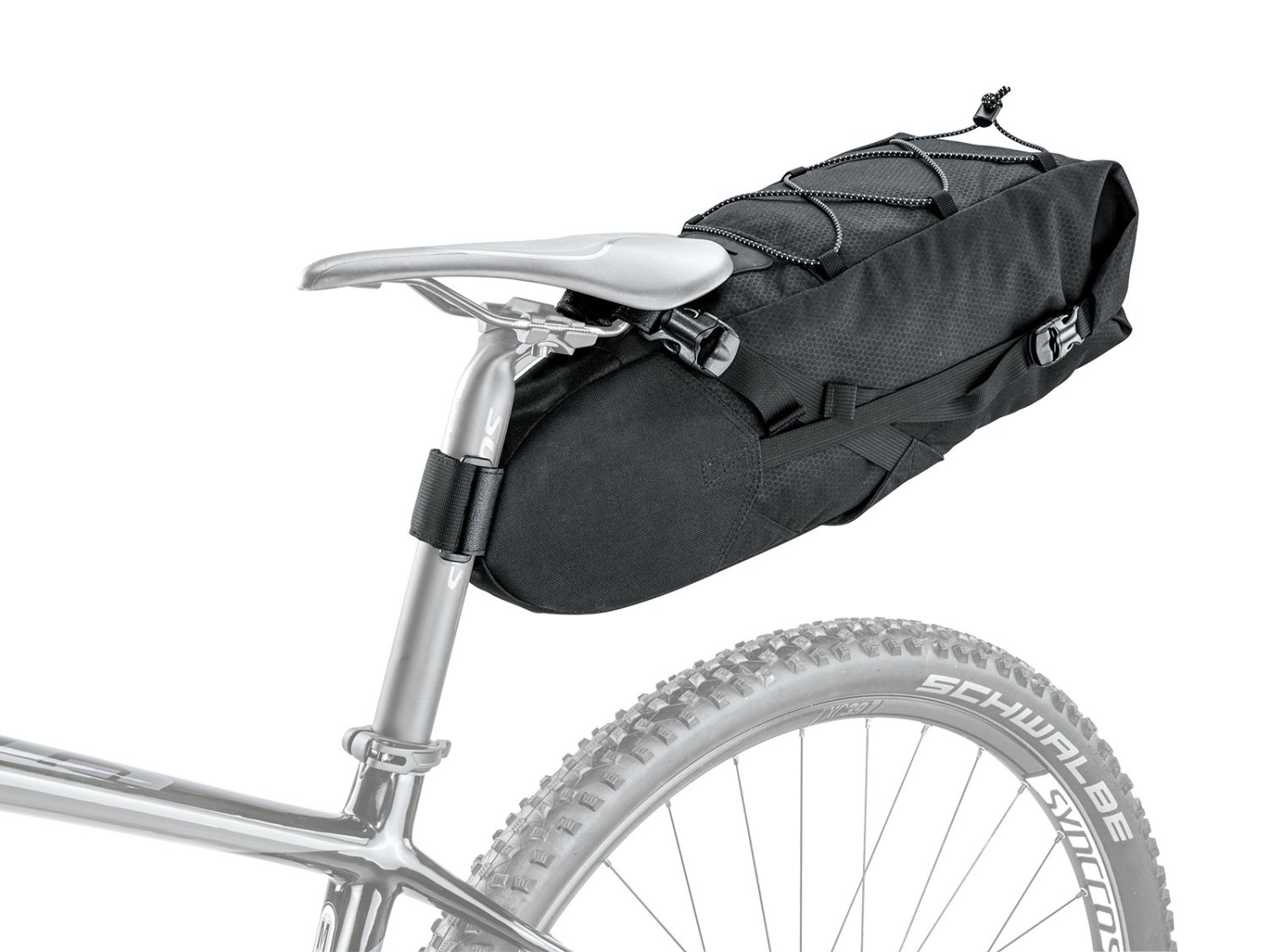 фото Сумка велосипедная topeak backloader, под седло, 10 l, black, tbp-bl2b