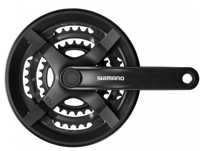 Система велосипедная SHIMANO TOURNEY 6-8 скоростей, 48/38/28, 170 мм, с защитой, AFCTY301C888CL
Система велосипедная SHIMANO TOURNEY 6-8 скоростей, 48/38/28, 170 мм, с защитой, AFCTY301C888CL