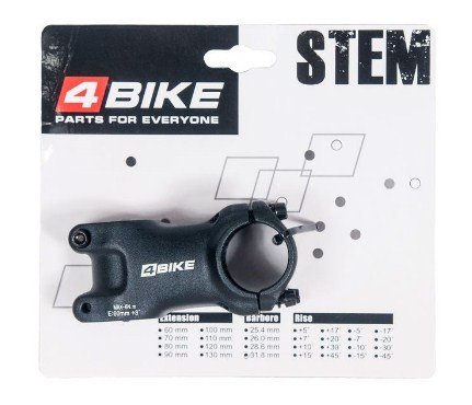 Вынос руля велосипедный 4BIKE TDS-D601, алюминий, длина 60, угол +3°, диаметр 31.8 мм, чёрный, ARV000184
Вынос руля велосипедный 4BIKE TDS-D601, алюминий, длина 60, угол +3°, диаметр 31.8 мм, чёрный, ARV000184