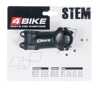 Вынос руля велосипедный 4BIKE TDS-D507A, алюминий, длина 70, угол +7°, диаметр 31.8 мм, чёрный, ARV000185
Вынос руля велосипедный 4BIKE TDS-D507A, алюминий, длина 70, угол +7°, диаметр 31.8 мм, чёрный, ARV000185