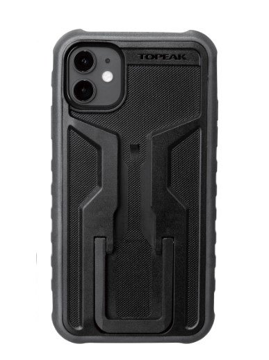 фото Чехол для смартфона topeak ridecase w/ridecase mount works w/iphone 11, с креплением, black/gray, tt9862bg